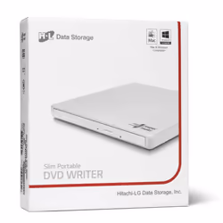 Hitachi-LG Slim Portable DVD-Writer lettore di disco ottico DVD±RW Bianco - Vista aggiuntiva 6