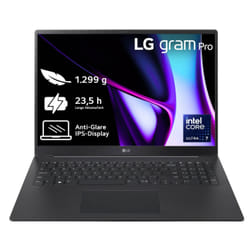 LG Gram Pro 17Z90SP-G Intel Core Ultra 7 155H 17" WQXGA 16GB 1TB SSD Win11 Home Nero