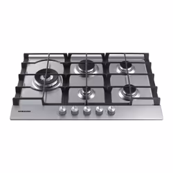 Samsung NA75J3030AS Piano cottura a gas 75cm 5 bruciatori, Inox - Vista aggiuntiva 4