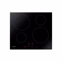 Samsung NZ64M3707AK, Nero, Da incasso, Piano cottura a induzione, Vetro-ceramica, 4 Fornello(i), 4 Fornello(i)