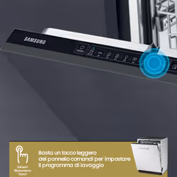 Samsung DW60M6050BB Lavastoviglie da incasso a scomparsa totale Serie 6000 14 coperti E Terzo cesto per posate - Vista aggiuntiva 5