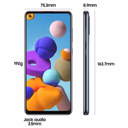 Samsung Galaxy A21s 3 GB 32 GB Nero - Vista aggiuntiva 8