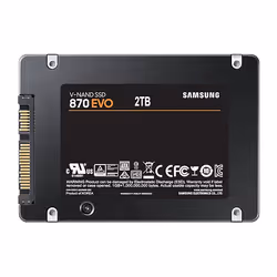 Samsung 870 EVO 2 TB 2.5" Serial ATA III V-NAND MLC