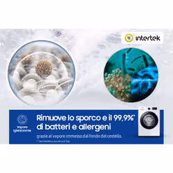 Samsung WW70TA026AE/ET lavatrice a caricamento frontale Crystal Clean™ 7 kg Classe B 1200 giri/min, Porta nera + panel nero - Vista aggiuntiva 6