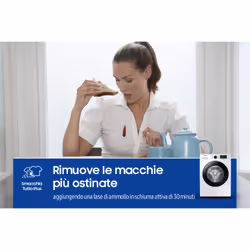 Samsung WW70TA026AE/ET lavatrice a caricamento frontale Crystal Clean™ 7 kg Classe B 1200 giri/min, Porta nera + panel nero - Vista aggiuntiva 8