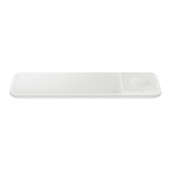 Samsung Wireless Charger Trio Auricolare, Smartphone, Orologio intelligente Bianco USB Carica wireless Ricarica rapida Interno