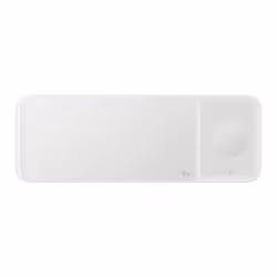 Samsung Wireless Charger Trio Auricolare, Smartphone, Orologio intelligente Bianco USB Carica wireless Ricarica rapida Interno