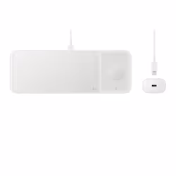 Samsung Wireless Charger Trio Auricolare, Smartphone, Orologio intelligente Bianco USB Carica wireless Ricarica rapida Interno - Vista aggiuntiva 7