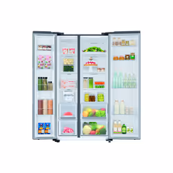 Samsung RS66A8101SL frigorifero Side by Side Serie 8000 Libera installazione con congelatore 652 L Classe E, Inox - Vista aggiuntiva 4