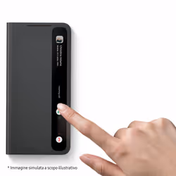 Samsung Clear View Cover per Galaxy S21+ 5G (2021), Light Gray - Vista aggiuntiva 6