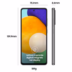 Samsung Galaxy A52 4G A52 128GB Display 6.5” FHD+ Super AMOLED Awesome Black