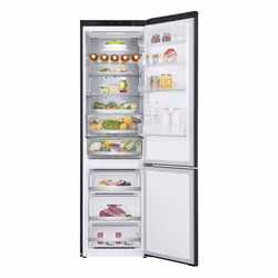LG GBB72MCVGN Frigorifero combinato, Classe D, 384L, Wine Rack, No frost, Nero - Vista aggiuntiva 7