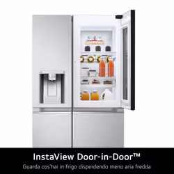 LG InstaView GSXV90MBAE Frigorifero side-by-side 635 L Acciaio inox classe E No Frost - Vista aggiuntiva 3