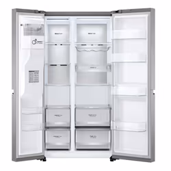LG GSLV90PZAD Frigorifero Side-by-Side, Classe D, 635L, Wi-Fi, Con allaccio, UVnano,Grigio - Vista aggiuntiva 7