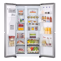 LG GSLV90PZAD Frigorifero Side-by-Side, Classe D, 635L, Wi-Fi, Con allaccio, UVnano,Grigio - Vista aggiuntiva 8
