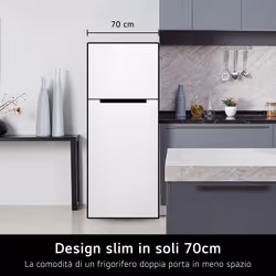 LG GTBV36PZGKD Frigorifero doppia porta 70cm, Classe E, 395L, Door & Linear Cooling, Inox - Vista aggiuntiva 4