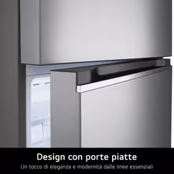 LG GTBV38PZGKD Frigorifero doppia porta 60cm, Classe E, 335L, Door & Linear Cooling, Inox - Vista aggiuntiva 4