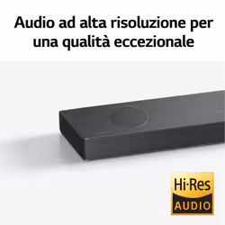 LG Soundbar S90QY 570W 5.1.3 canali, Meridian, Dolby Atmos, NOVITÀ 2022 - Vista aggiuntiva 5