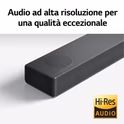 LG Soundbar S80QY 480W 3.1.3 canali, Meridian, Dolby Atmos, NOVITÀ 2022 - Vista aggiuntiva 5