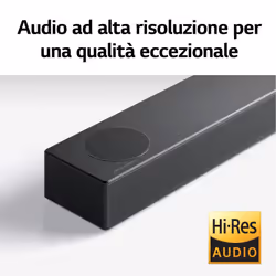LG Soundbar S75Q 380W 3.1.2 canali, Meridian, Dolby Atmos, NOVITÀ 2022 - Vista aggiuntiva 5