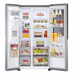 LG InstaView Frigorifero Side-by-Side GSXV80PZLE Classe E Capacità 635 litri Total No Frost - Vista aggiuntiva 5