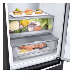 LG GBB72MCVBN Frigorifero combinato, Classe B, 384L, MetalFresh, Wine Rack, No frost, Nero - Vista aggiuntiva 6
