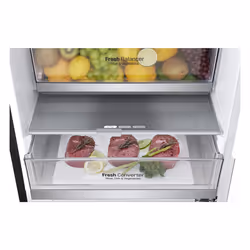 LG GBB72MCVBN Frigorifero combinato, Classe B, 384L, MetalFresh, Wine Rack, No frost, Nero - Vista aggiuntiva 7