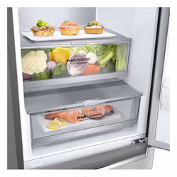 LG GBB72NSVCN Frigorifero combinato, Classe C, 384L, Wine Rack, No frost, Noble Steel - Vista aggiuntiva 6