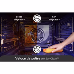LG InstaView WSED7665B Forno a vapore 76L Classe A++ Display 4,3" EasyClean Wi-Fi - Vista aggiuntiva 4