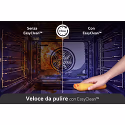 LG InstaView WSED7612S Forno 76L Classe A+ EasyClean, Pirolisi, Air Fry, Sous Vide, Wi-Fi - Vista aggiuntiva 4