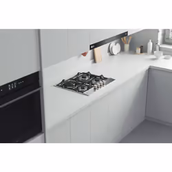 LG CBGZ2414S Piano cottura a gas 60cm, 8,5kW, 4 bruciatori, Griglie in ghisa, Piatto inox - Vista aggiuntiva 6