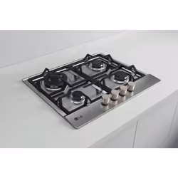 LG CBGZ2414S Piano cottura a gas 60cm, 8,5kW, 4 bruciatori, Griglie in ghisa, Piatto inox - Vista aggiuntiva 8