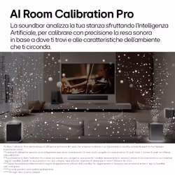 LG Soundbar SG10TY, 420W su 3.1 canali, Dolby Atmos, Wi-Fi, Design a filo muro - Vista aggiuntiva 6