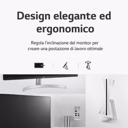 LG 27UP600P-W.AEU LED display 27" 4K Ultra HD Nero - Vista aggiuntiva 7