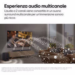 LG Soundbar S70TR, 500W su 5.1.1 canali, Dolby Atmos, DTS:X, Casse posteriori incluse - Vista aggiuntiva 7
