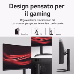 LG 34WP65CP-B.AEU LED display 34" Quad HD Nero - Vista aggiuntiva 7
