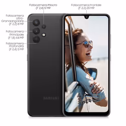 Samsung Galaxy A32 A32 128 GB Display 6.4” FHD+ Super AMOLED Awesome Black - Vista aggiuntiva 4
