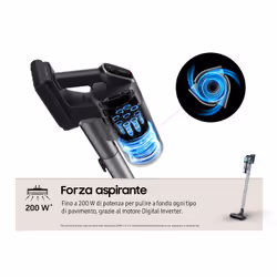 Samsung Aspirapolvere senza filo Jet™ 75 Pet 200W VS20T7532T1 - Vista aggiuntiva 6