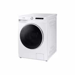 Samsung WD12T504DWW/S3 lavasciuga a caricamento frontale AI Control 12/8 kg Classe A/F 1400 giri/min, Porta nero/bianca + Panel bianco