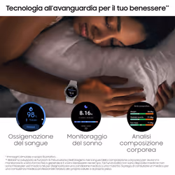 Samsung Galaxy Watch4 Classic Smartwatch Ghiera Interattiva Acciaio Inossidabile 42mm Memoria 16 GB Silver - Vista aggiuntiva 5