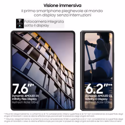 Samsung Galaxy Z Fold3 256 GB Phantom Black RAM 12GB Dynamic AMOLED 2X - Vista aggiuntiva 6