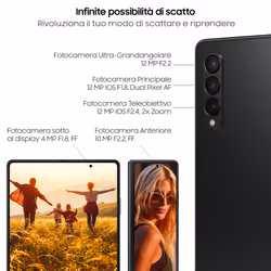 Samsung Galaxy Z Fold3 256 GB Phantom Black RAM 12GB Dynamic AMOLED 2X - Vista aggiuntiva 8