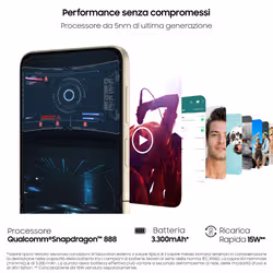 Samsung Galaxy Z Flip3 5G 128GB Cream RAM 8GB Display 1,9" Super AMOLED/6,7" Dynamic AMOLED 2X - Vista aggiuntiva 7