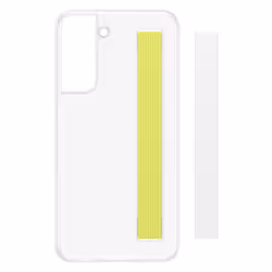 Samsung Silicone Cover with Strap custodia bianca con fascia per Galaxy S21 FE 5G - Vista aggiuntiva 7