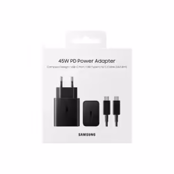 Samsung Caricabatterie Super Fast Charging 45W EP-T4510, Porta USB-C (con Cavo), Nero - Vista aggiuntiva 5