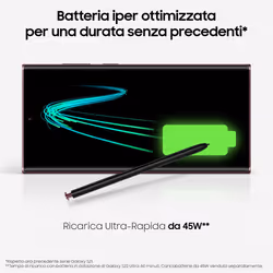 Samsung Galaxy S22 Ultra 5 fotocamere, RAM 12 GB, 256 GB, 5., Phantom Black - Vista aggiuntiva 6