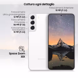 Samsung Galaxy S22+ 4 fotocamere, RAM 8 GB, 128 GB, 4., Phantom White - Vista aggiuntiva 7