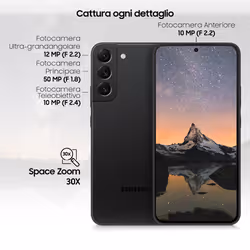 Samsung Galaxy S22+ 4 fotocamere, RAM 8 GB, 256 GB, 4., Phantom Black - Vista aggiuntiva 7
