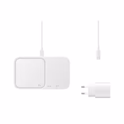 Samsung Super Fast Wireless Charger Duo con caricabatteria incluso - Vista aggiuntiva 7