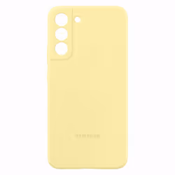Samsung Cover in Silicone per Galaxy S22+, Butter Yellow